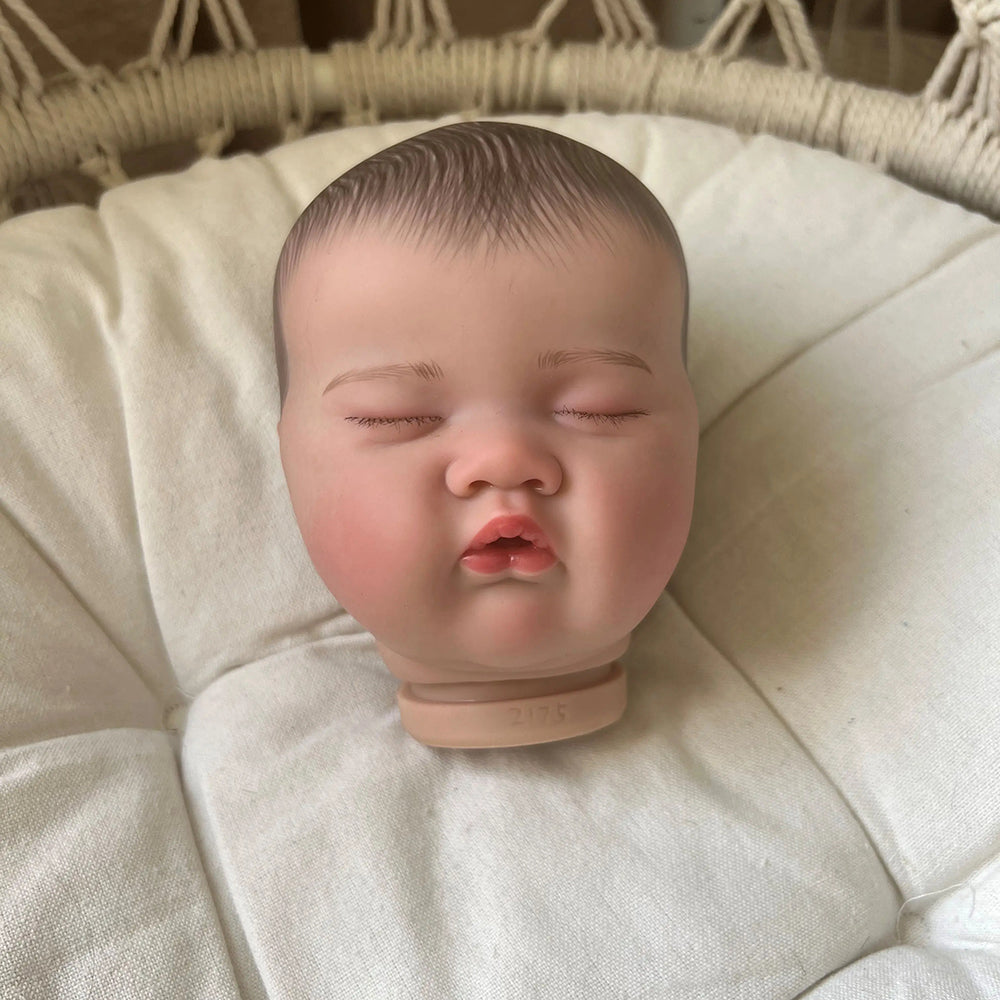 Unfinished 20 Inch Closed Eyes Reborn Ashia Doll Kit