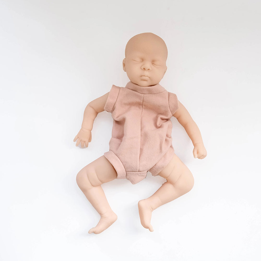 Unpainted 12 Inch Closed Eyes Reborn Luna Doll Kit