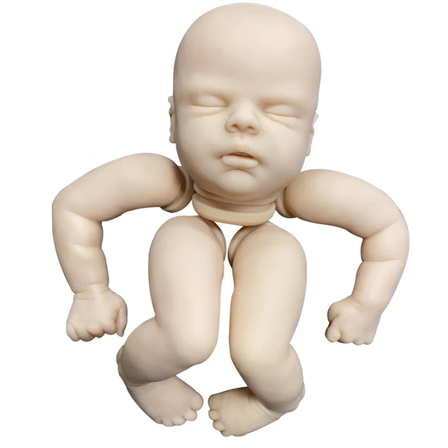 20 inch Closed Eyes Reborn Kiara Unpainted Doll Kit