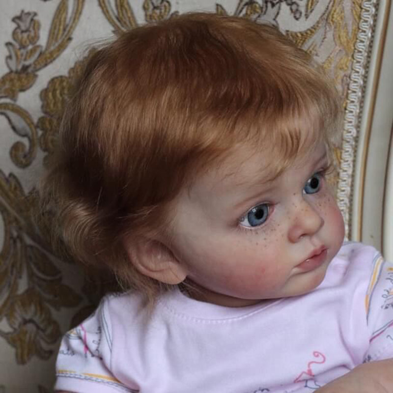 24 inch Renee Curly Hair Open Eyes Reborn Doll Girls