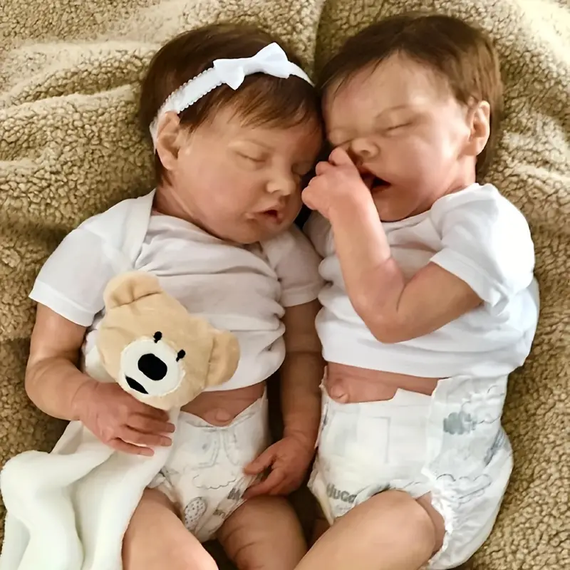 17 inches 43cm Sweet sleep Dreams Reborn Twin Sister Mandy and Martina