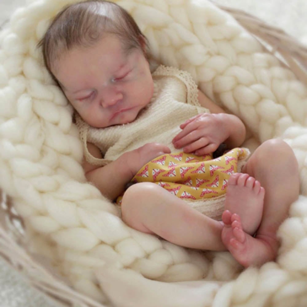 18 inch Ladana lifelike soft silicone reborn doll