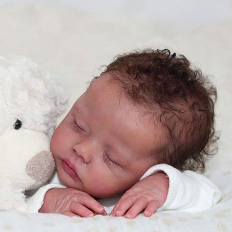 18 Inch Delilah Close Eyes DIY Blank Reborn Doll Kit