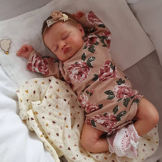 20 Inch Realistic Sweet Elsie Sleeping Reborn Doll Girls