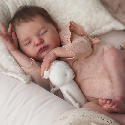 20 inch Mamie Close Eyes Reborn Dolls Girl-Laura