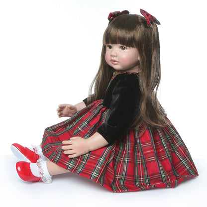 60cm long hair cute princess rebirth doll