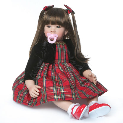 60cm long hair cute princess rebirth doll