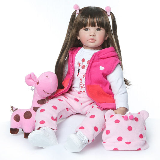 60cm Simulated Princess Long Hair Rebirth Doll