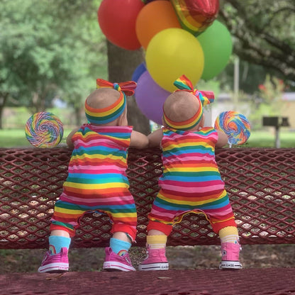 22 inch Twin Sisters Ella And Lucien Reborn Dolls Girls