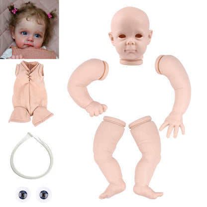 22 inch Maggi DIY Unpainted Open Eyes Doll Kit