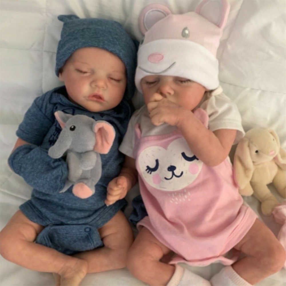 17 inch Twins Katelyn and Cameron Reborn Girl Dolls