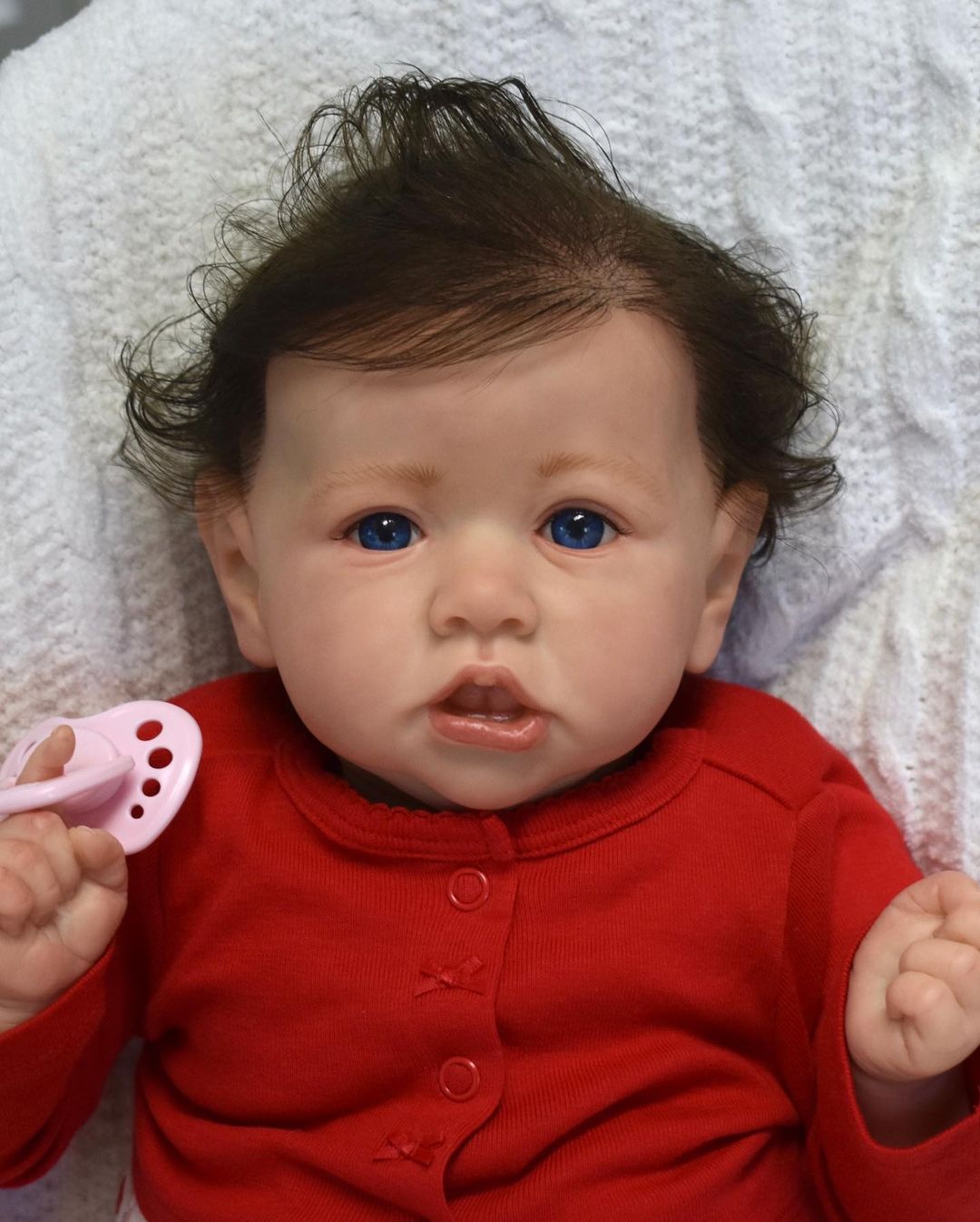 22 Inches Open Eyes Christmas Reborn Doll-Saskia