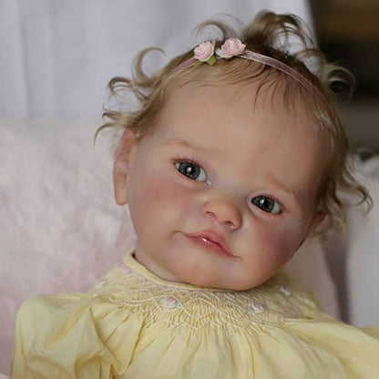 Darcy 24 inch Realistic Open-Eyed Reborn Doll with Hair