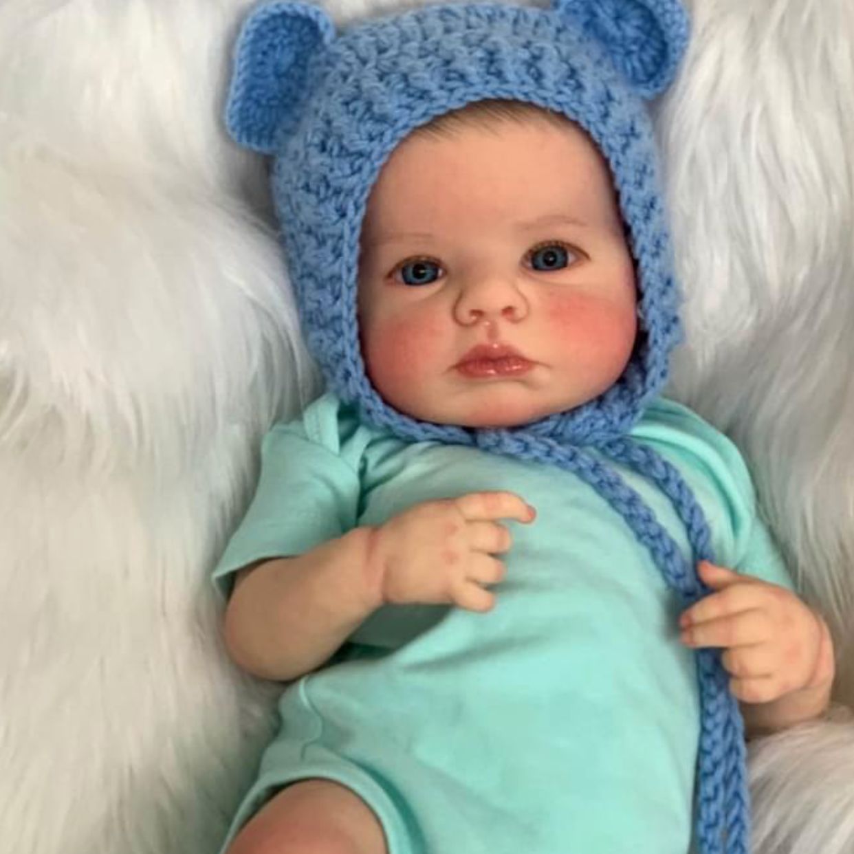 20 inch blue eyes Loulou reborn dolls