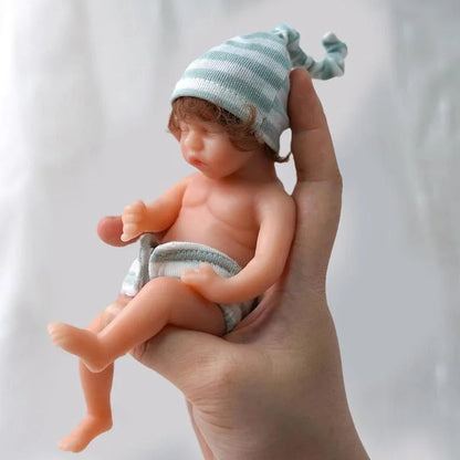 6 inch 15cm Mini Sleeping Reborn Doll - Twin A