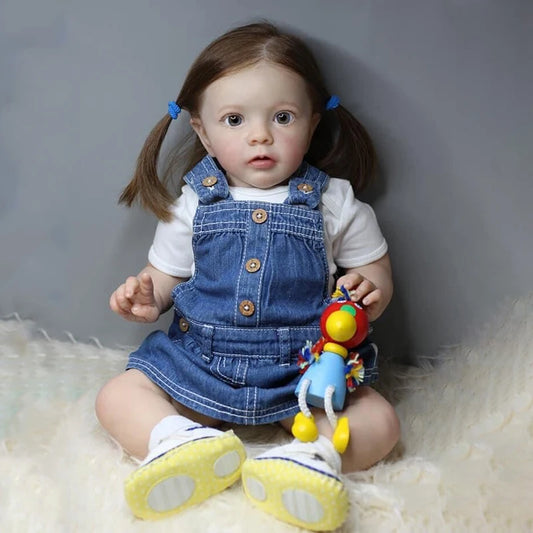 24 inch/60cm Doris Lifelike Reborn Dolls with Open Eyes-Missy