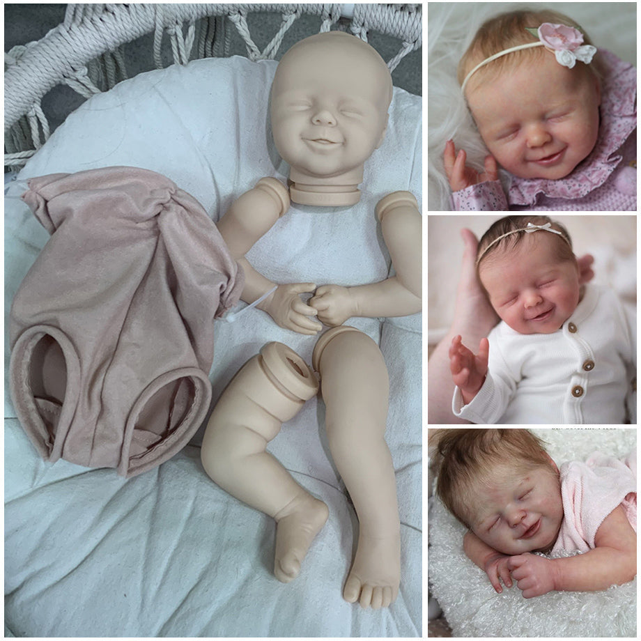 Agnes Smiley Face 18 inch Reborn Doll Kit