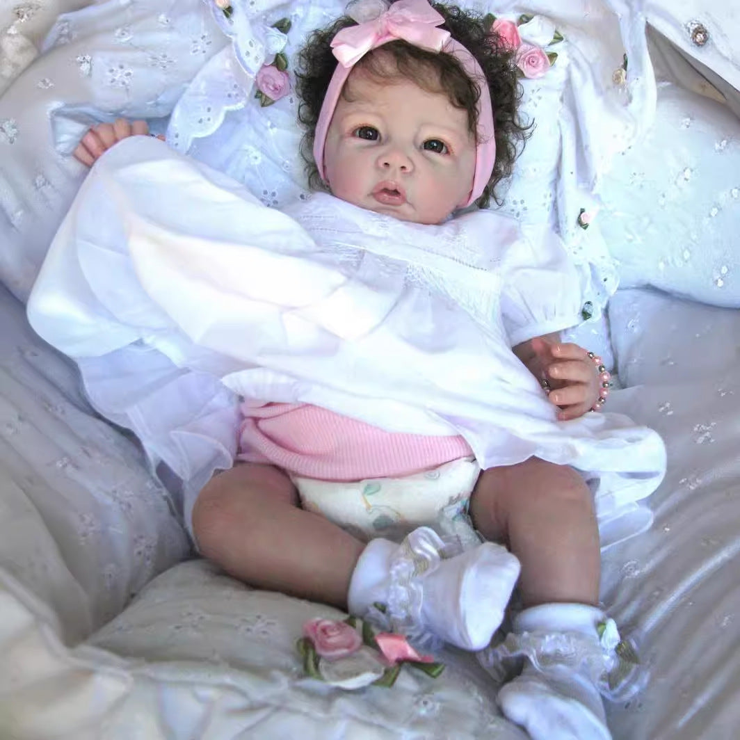 Flora 20 inch Realistic Reborn Doll with Open Eyes