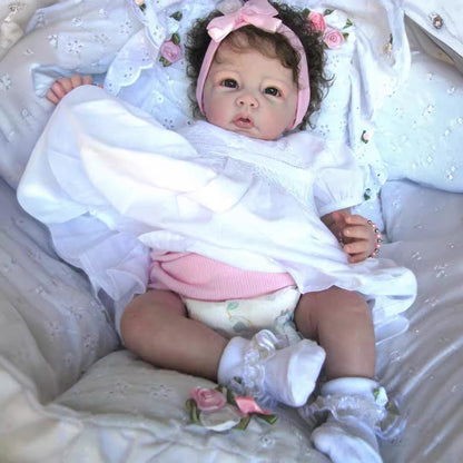 Flora 20 inch Realistic Reborn Doll with Open Eyes