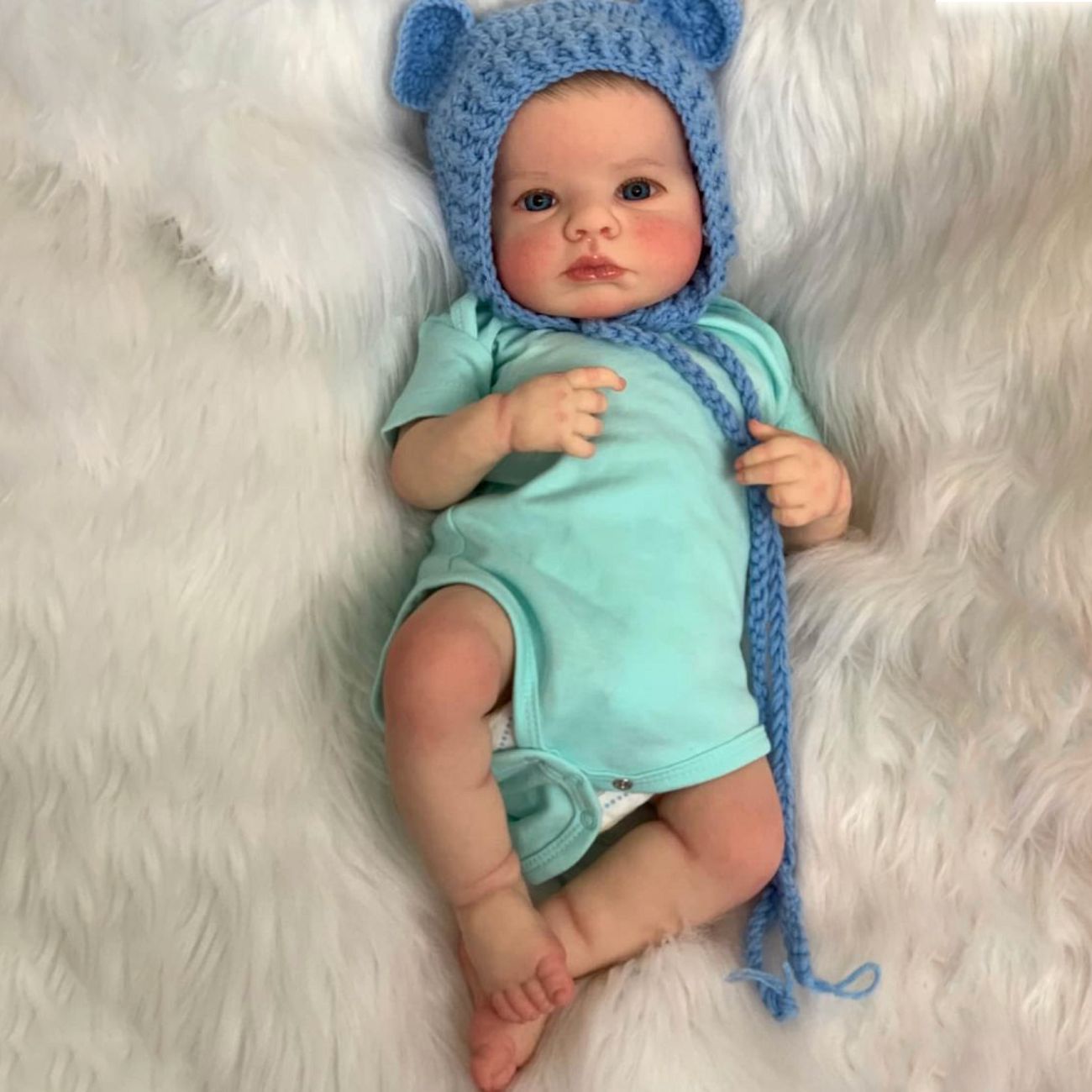 20 inch blue eyes Loulou reborn dolls