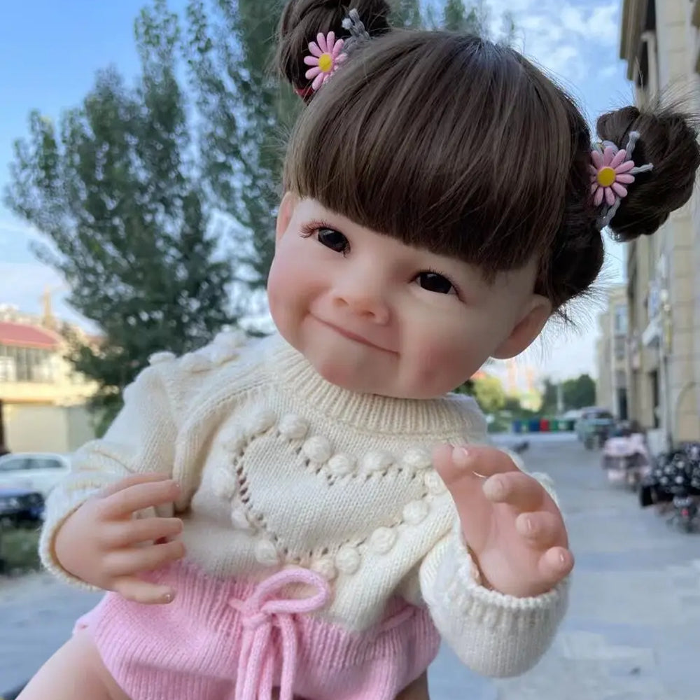 22 inch Girl Reborn Doll with Hair-Raya