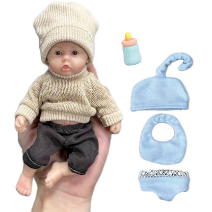 6 inch Open Eyes Mini Silicone Reborn Doll Girl/Boy