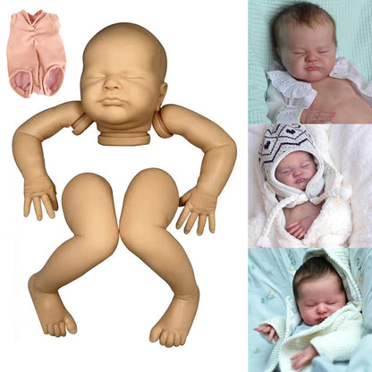 19 Inch Unpainted Closed Eyes Reborn Max Doll Kit