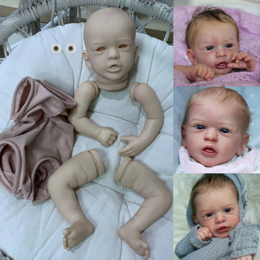 20 Inch Unpainted Aleyna Reborn Doll Kit