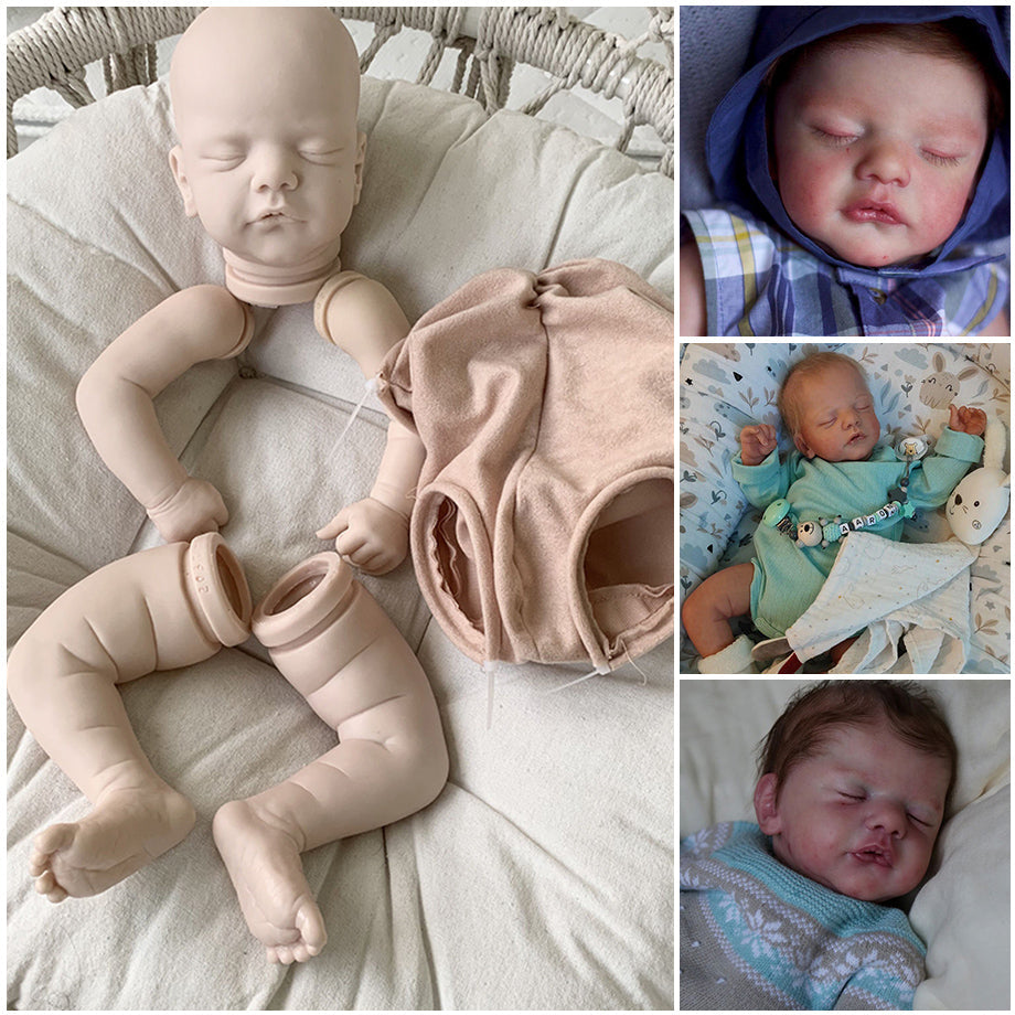 Closed Eyes of Sam 19 inch Doll Kit