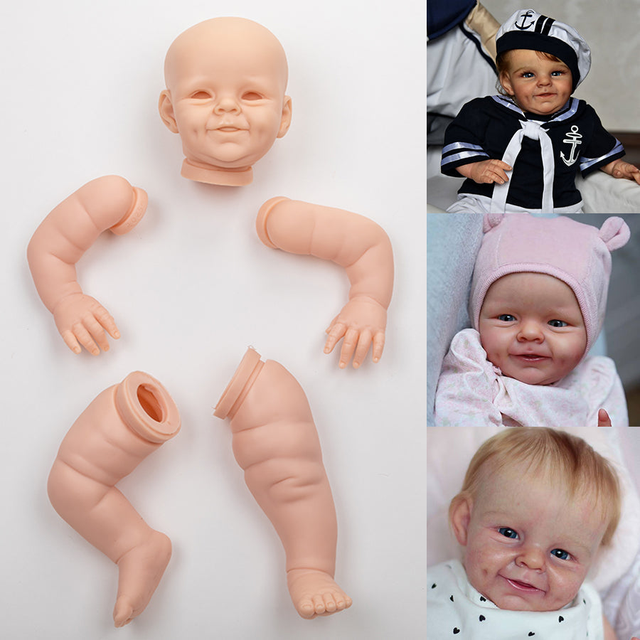 21 inch Sweet Shaya DIY White Unpainted Reborn Doll Kit