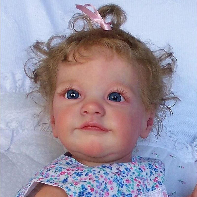 24 inch Fabian Open Eyes Short Hair Lifelike Reborn Baby Dolls