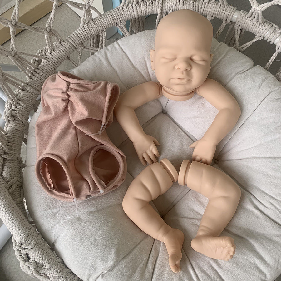 Macie Closed Eyes 19.5 inch Reborn Doll Kit