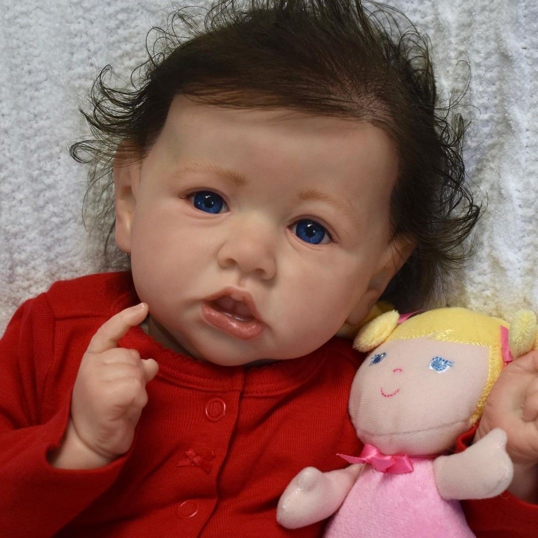 22 Inches Open Eyes Christmas Reborn Doll-Saskia