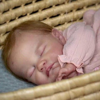 22 inch August Close Eyes DIY Unpainted Reborn Doll Kit