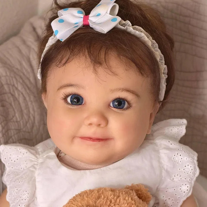 Sylvia 60cm Open Eyes Short Hair Reborn Doll-June Awake