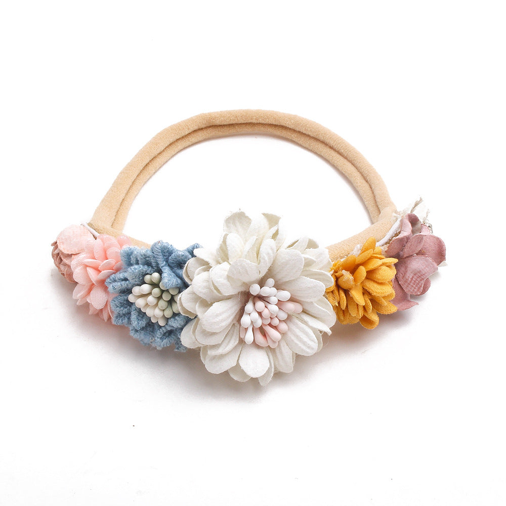 Cute Artificial Flower Headband for Kids(Shipping within 24 Hours)