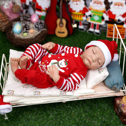 18 Inch Lifelike Moira Reborn Dolls With Christmas Clothes- Levi