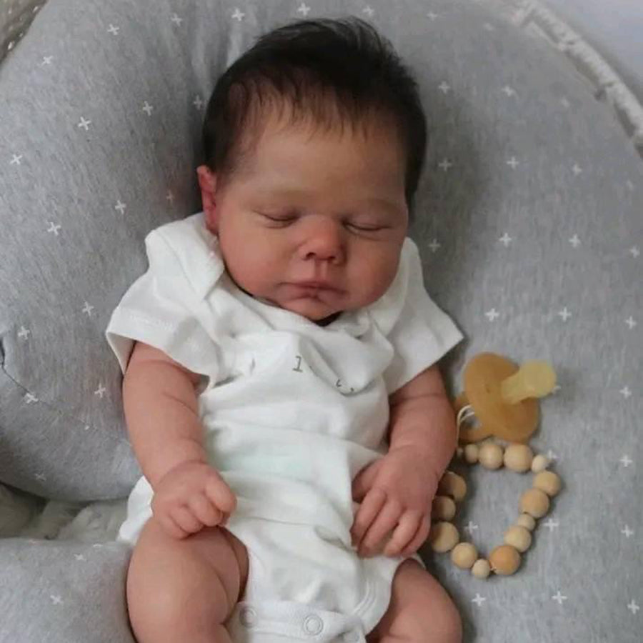 19 inch lifelike Vicky Reborn Dolls With Hair - Miley