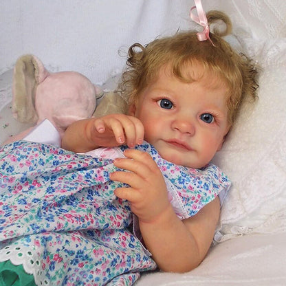 24 inch Fabian Open Eyes Short Hair Lifelike Reborn Baby Dolls (Shipping within 24 Hours)