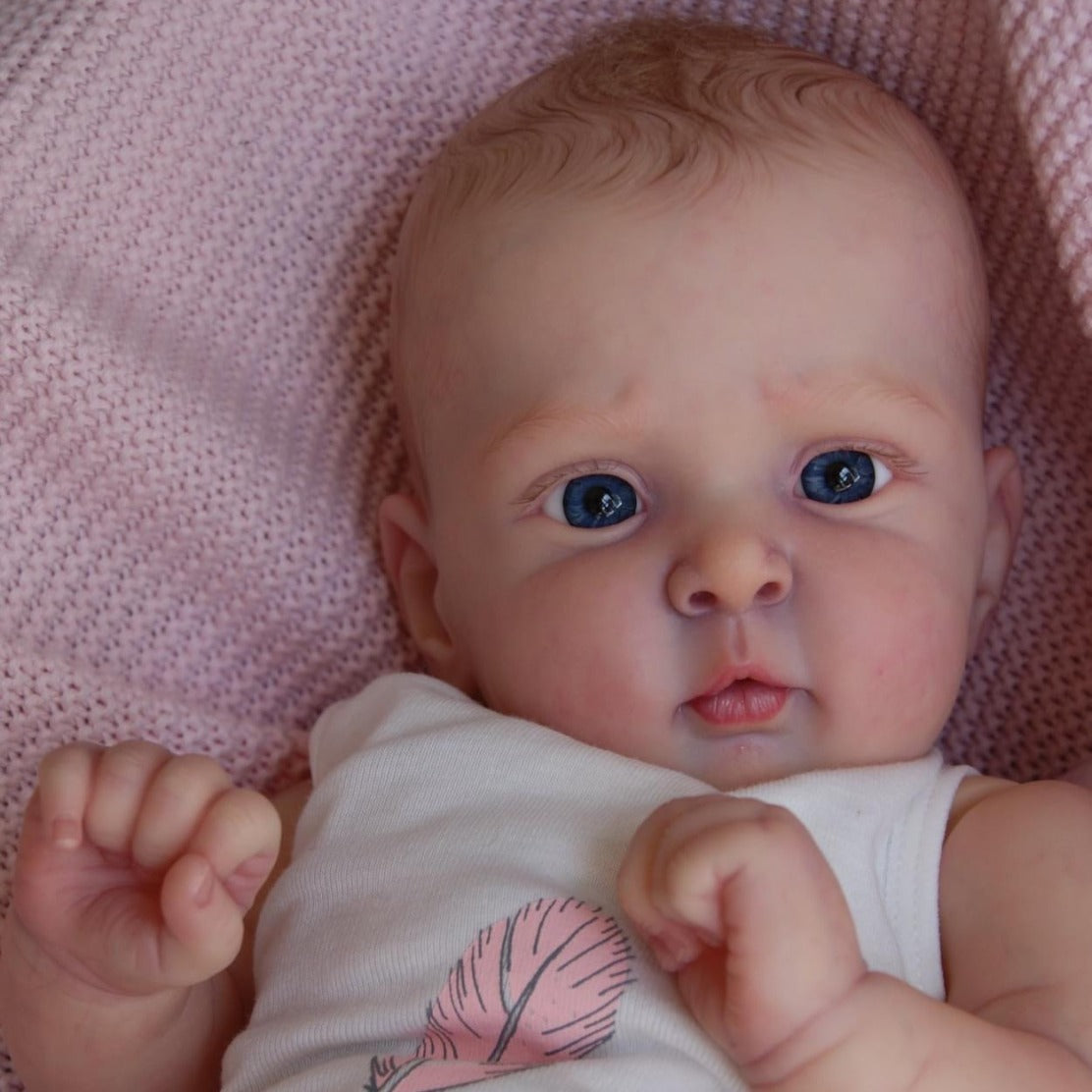 19 Inch Reborn Dolls with Open Eyes Without Hair-Jocy