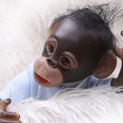 Reborn monkey twins 40 cm 16 inches (Shipping within 24 hours)