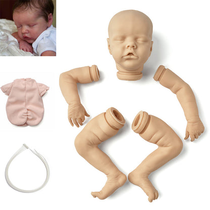 17 inch Double B Close Eyes DIY Unfinished Unpainted Doll Kit