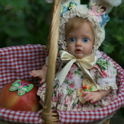 12 Inch Sweet Sabrina Short Blonde Hair Open Eyes Reborn Doll Girls