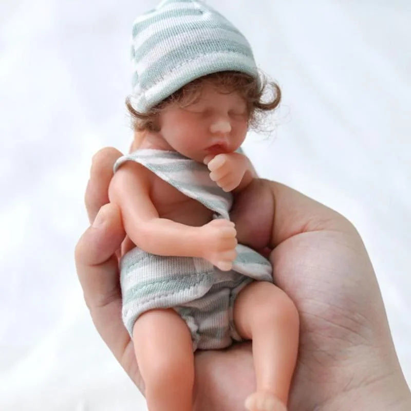 6 inch 15cm Mini Sleeping Reborn Doll - Twin A