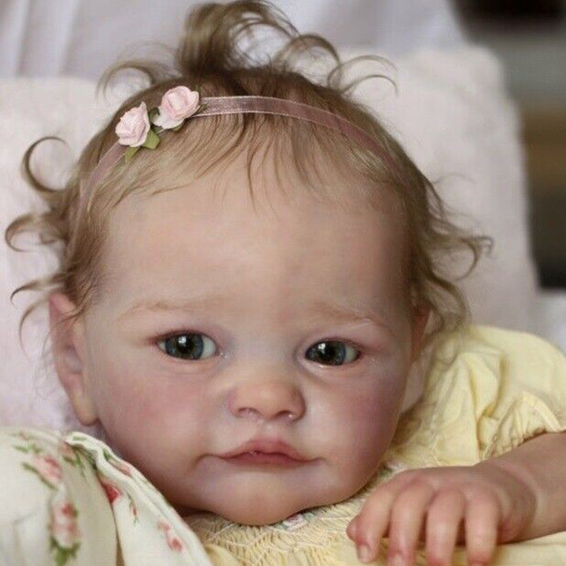 Darcy 24 inch Realistic Open-Eyed Reborn Doll with Hair