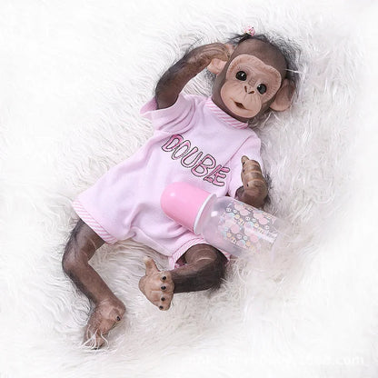 Reborn monkey twins measuring 40cm 16 inches