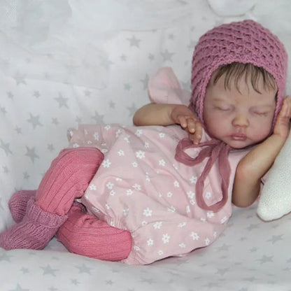 18 Inch Delilah Close Eyes DIY Blank Reborn Doll Kit