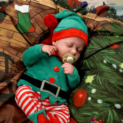 Christmas Dressing-20 Inch Realistic Agnes Sleeping Beautiful Reborn Doll Girls