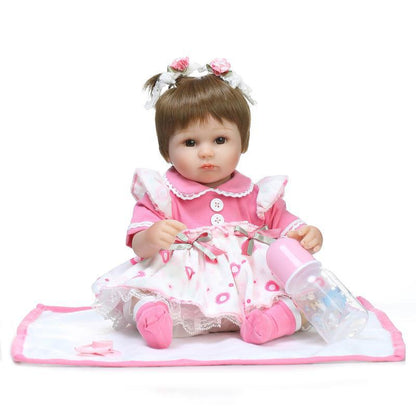 16 inch Lifelike Cloth Dolls Reborn Girl Dolls