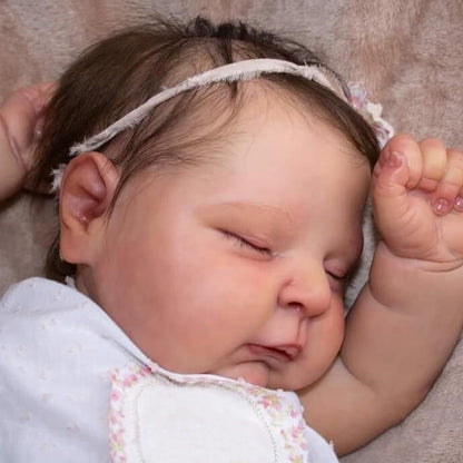 20 inch Reborn Doll Girls with Closed Eyes - Peaches